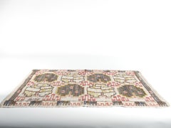 Art Deco Flatweave Tapestry "Grodblad" by Märta Måås-Fjetterström, Sweden