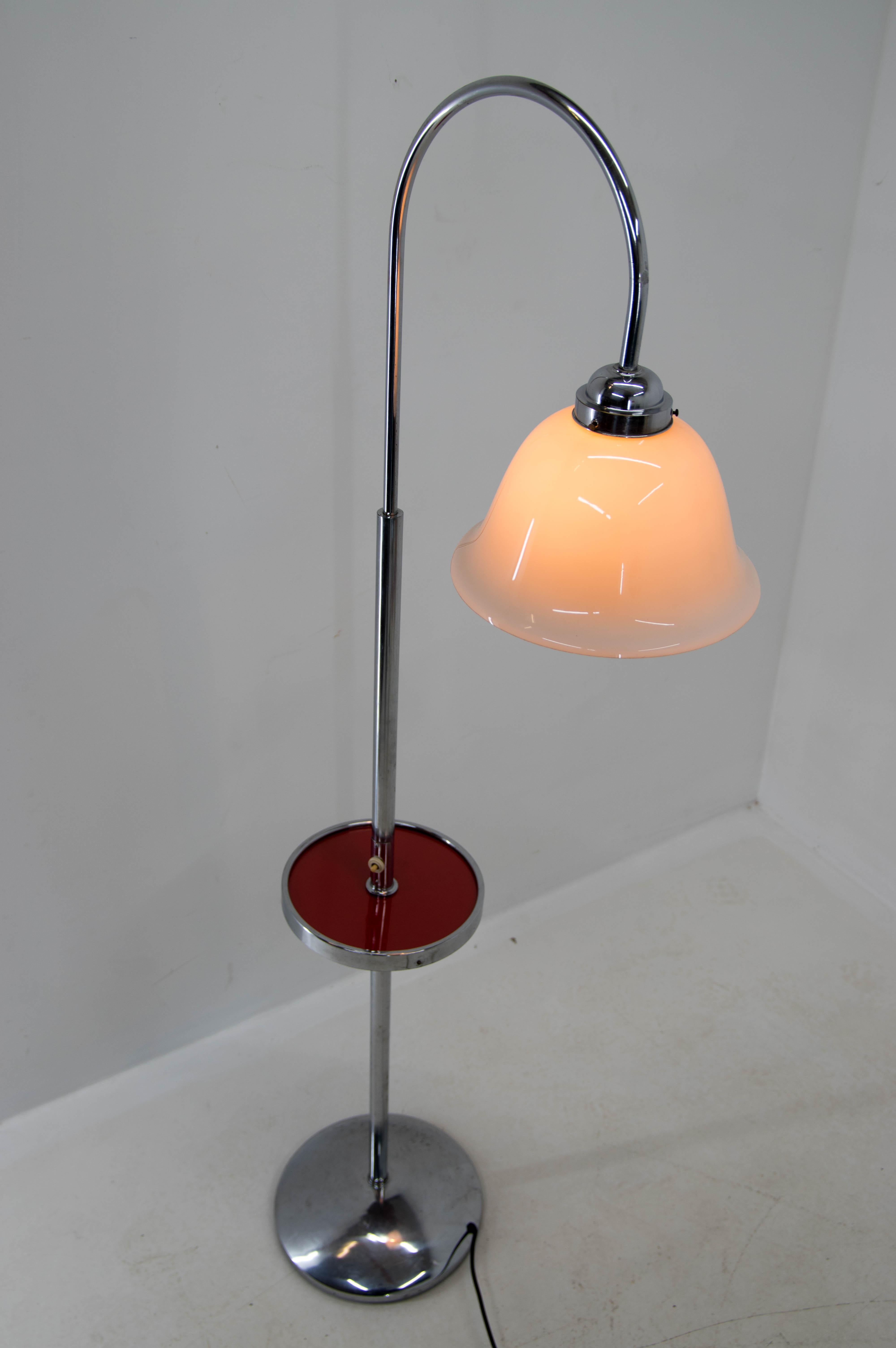 Czech Art Deco Floor Lamp, 1930s For Sale