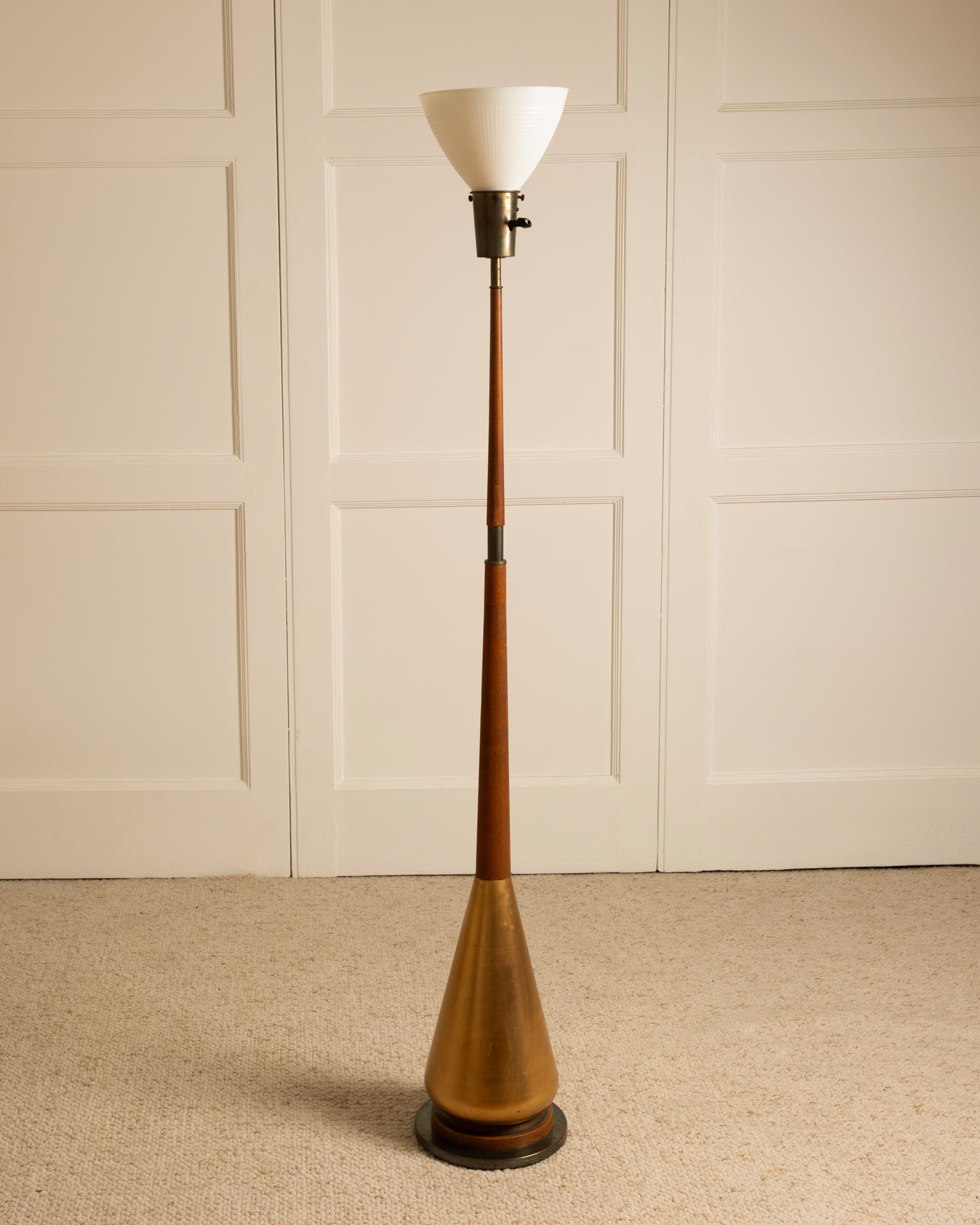 German Art deco floor lamp - 1930s For Sale