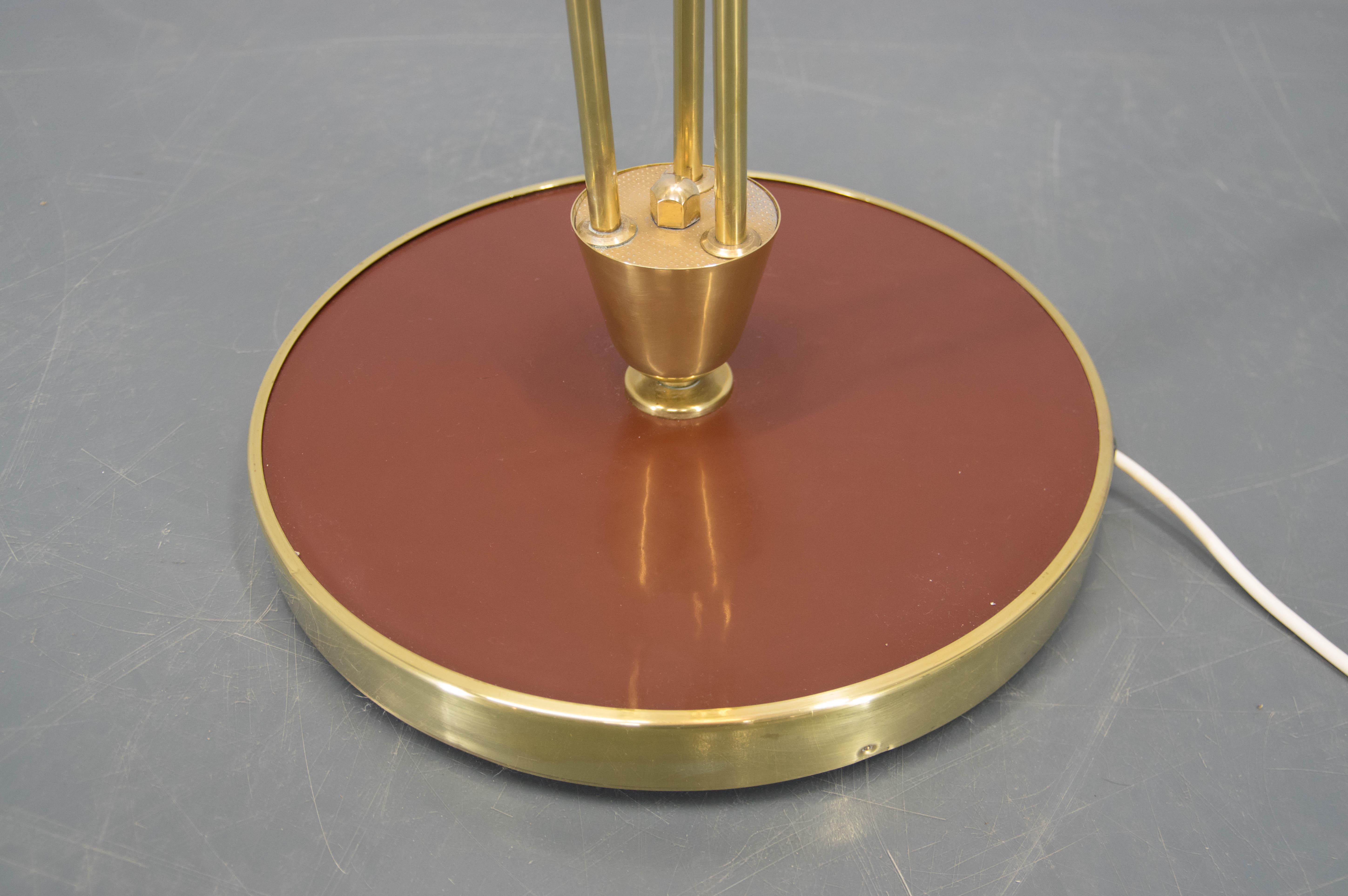 Art Deco Floor Lamp, 1940s In Good Condition For Sale In Praha, CZ