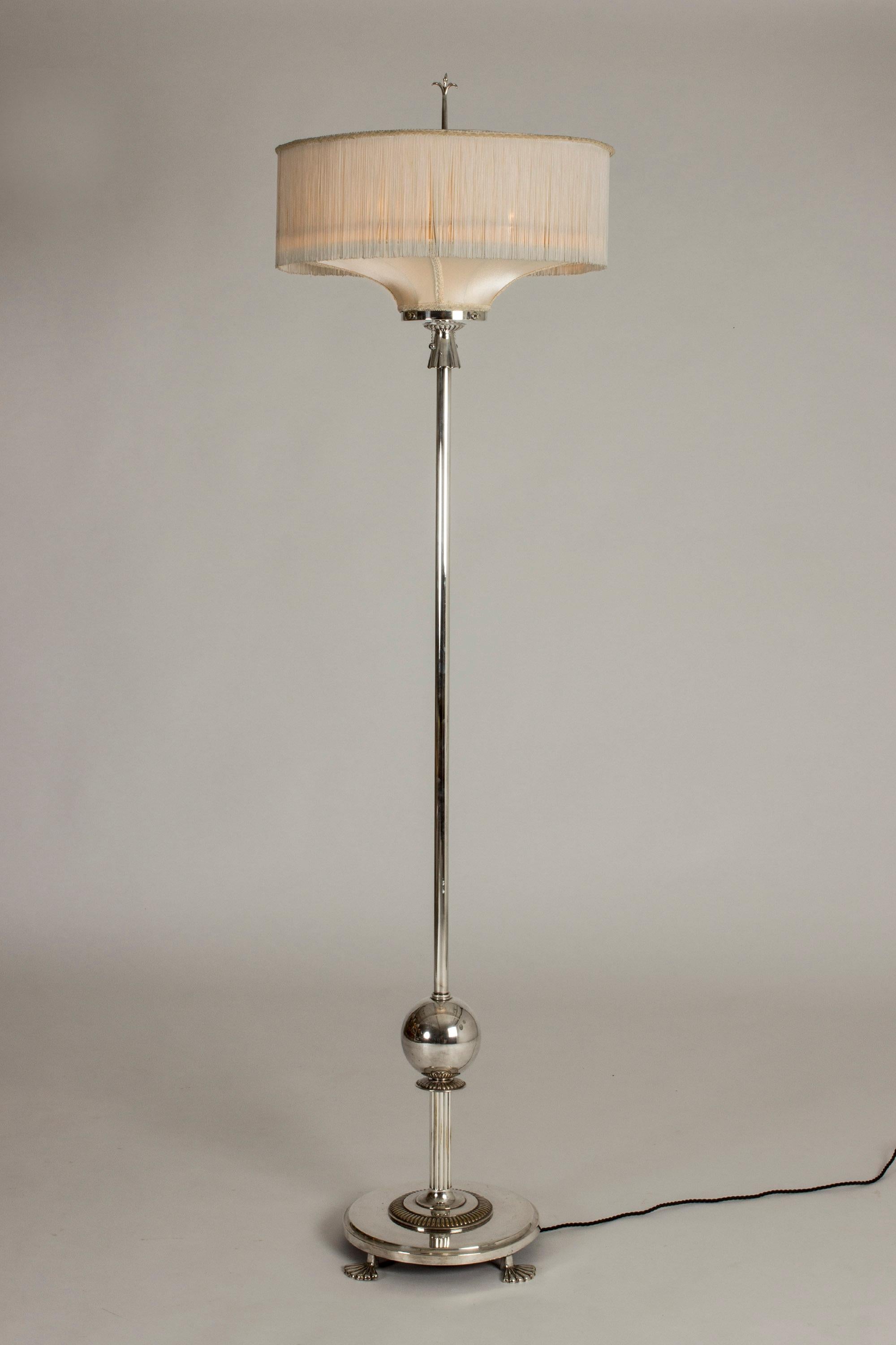 Swedish Art Deco Floor Lamp by Elis Bergh