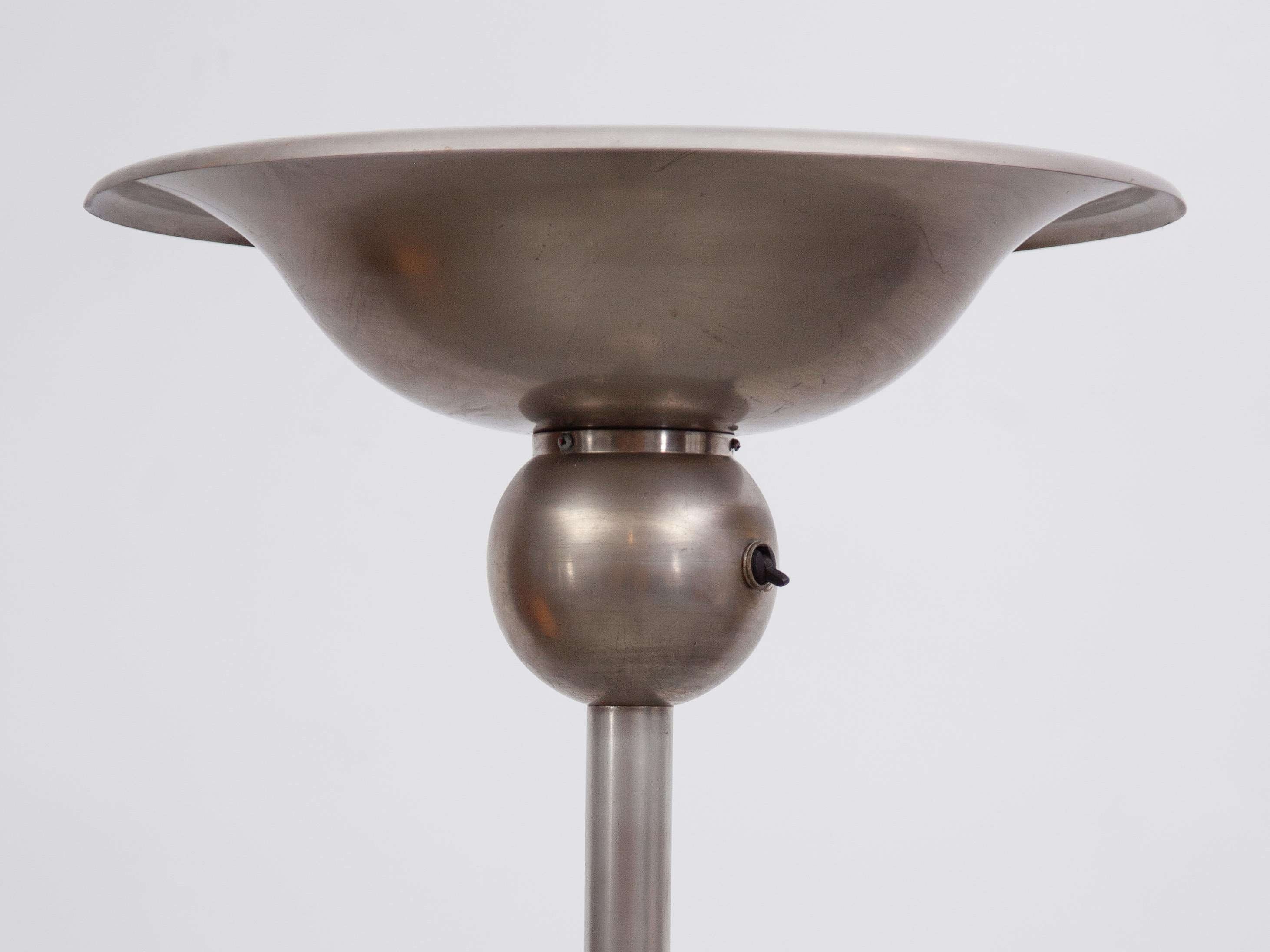 Stehlampe im Art déco-Stil von Gispen, 1930er Jahre, Netherland (Niederländisch) im Angebot