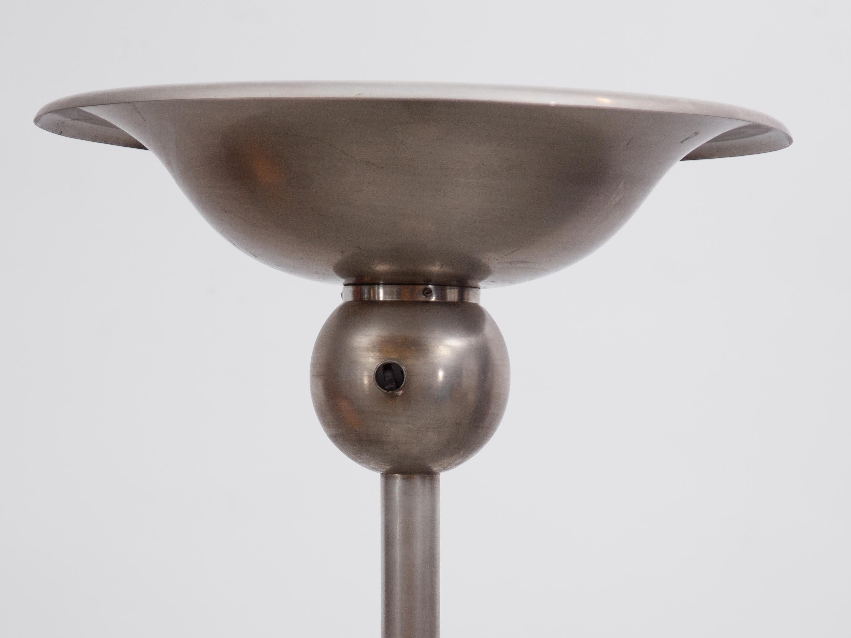 Stehlampe im Art déco-Stil von Gispen, 1930er Jahre, Netherland (Handgefertigt) im Angebot