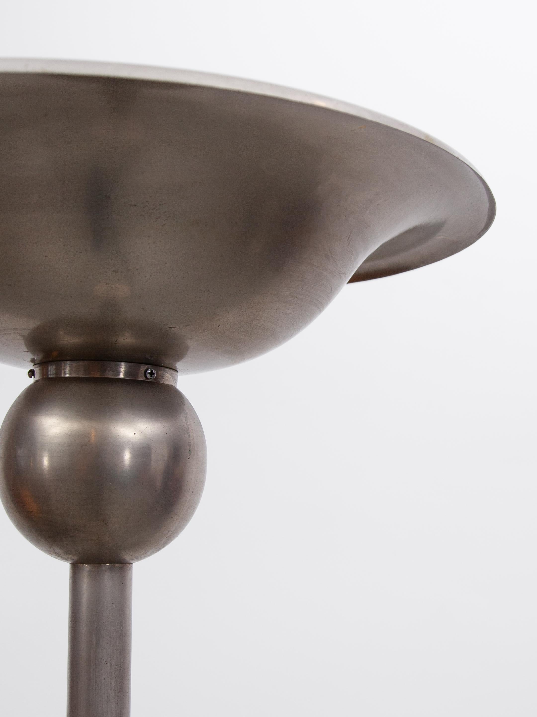 Stehlampe im Art déco-Stil von Gispen, 1930er Jahre, Netherland (Metall) im Angebot