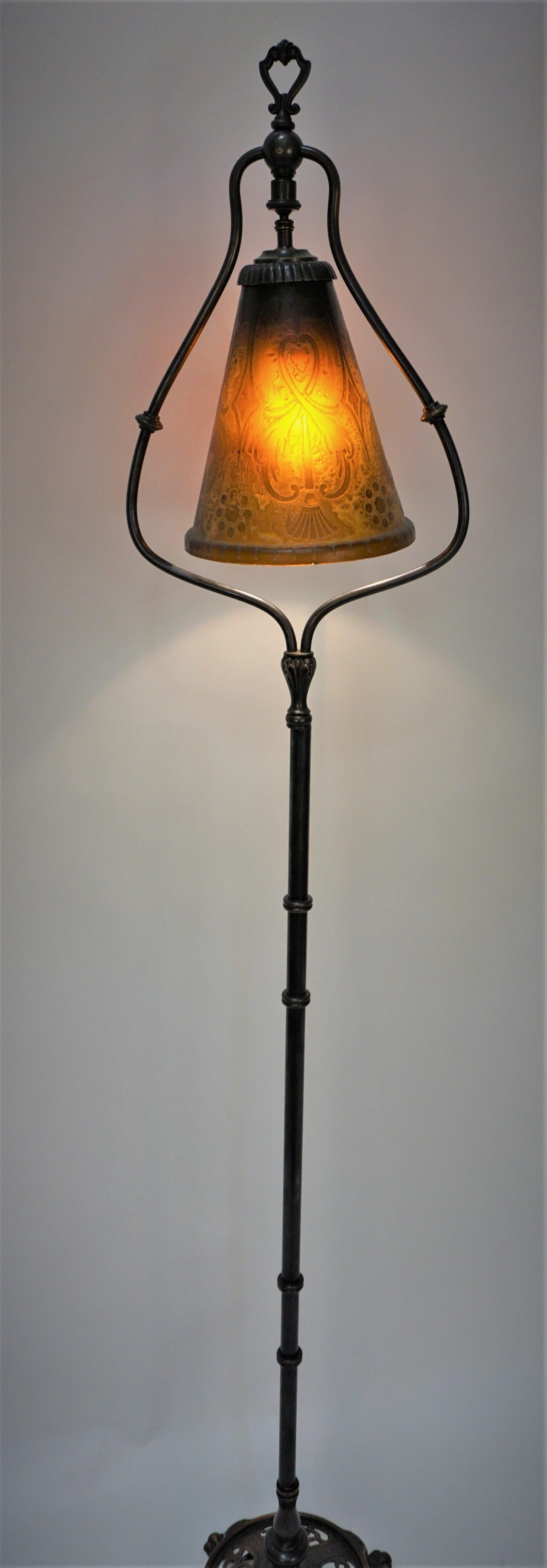 Early 20th Century Art Deco Floor Lamp by Lightolier