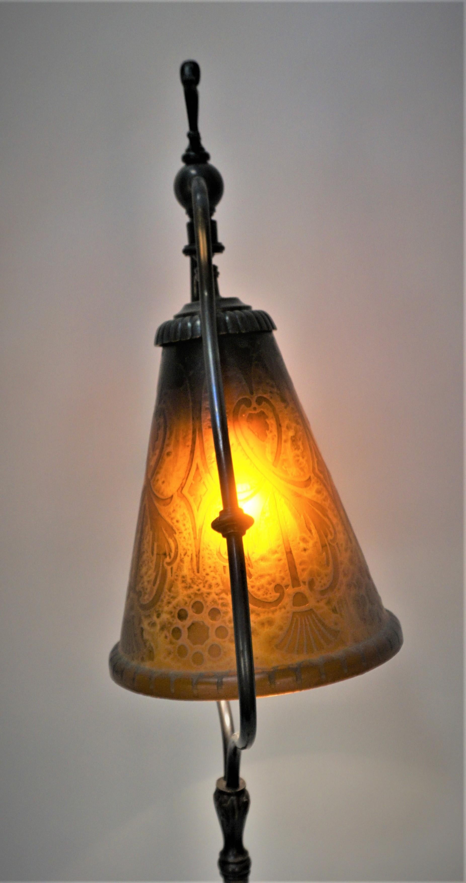 Art Deco Floor Lamp by Lightolier 1