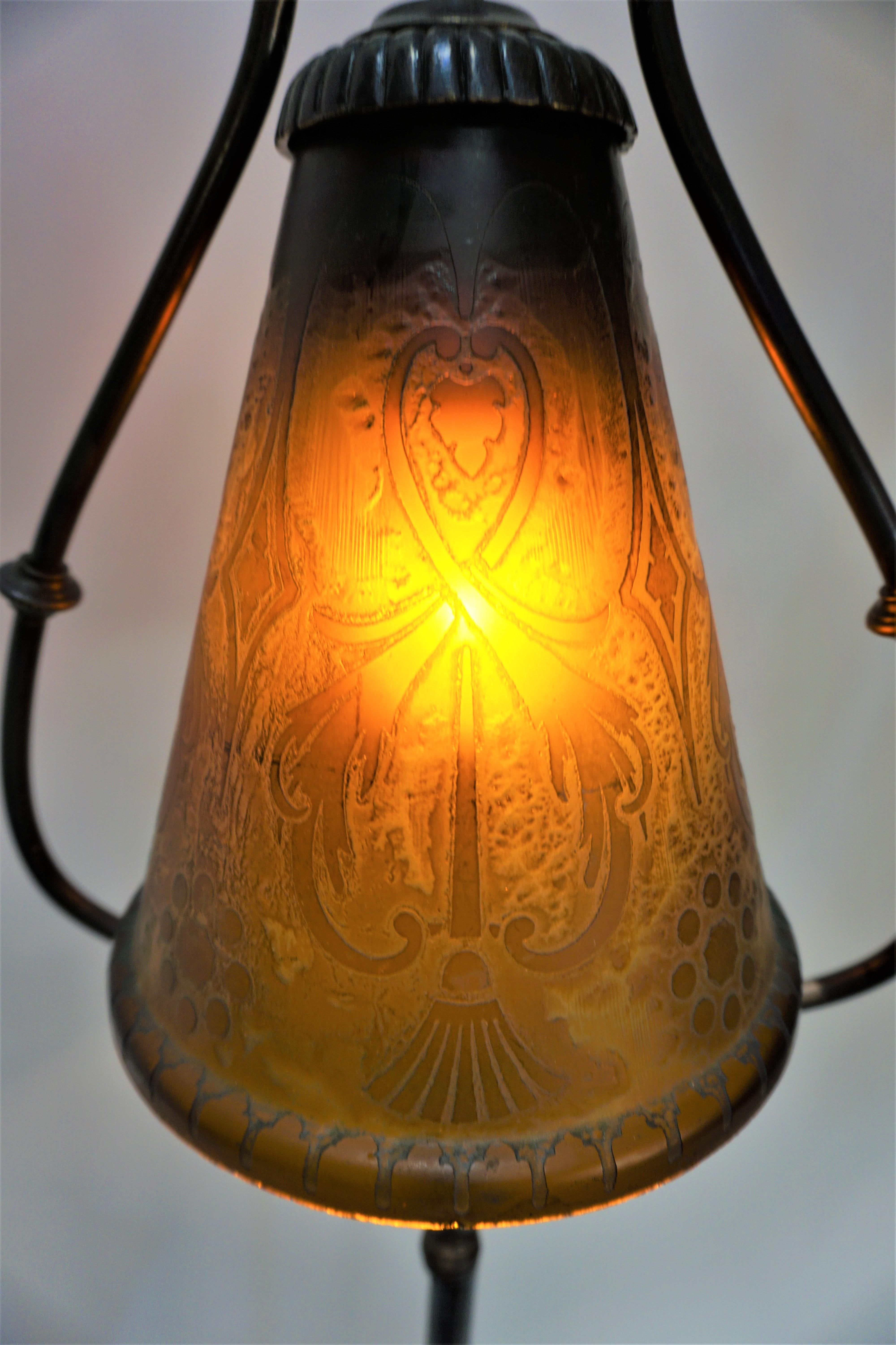 Art Deco Floor Lamp by Lightolier 2