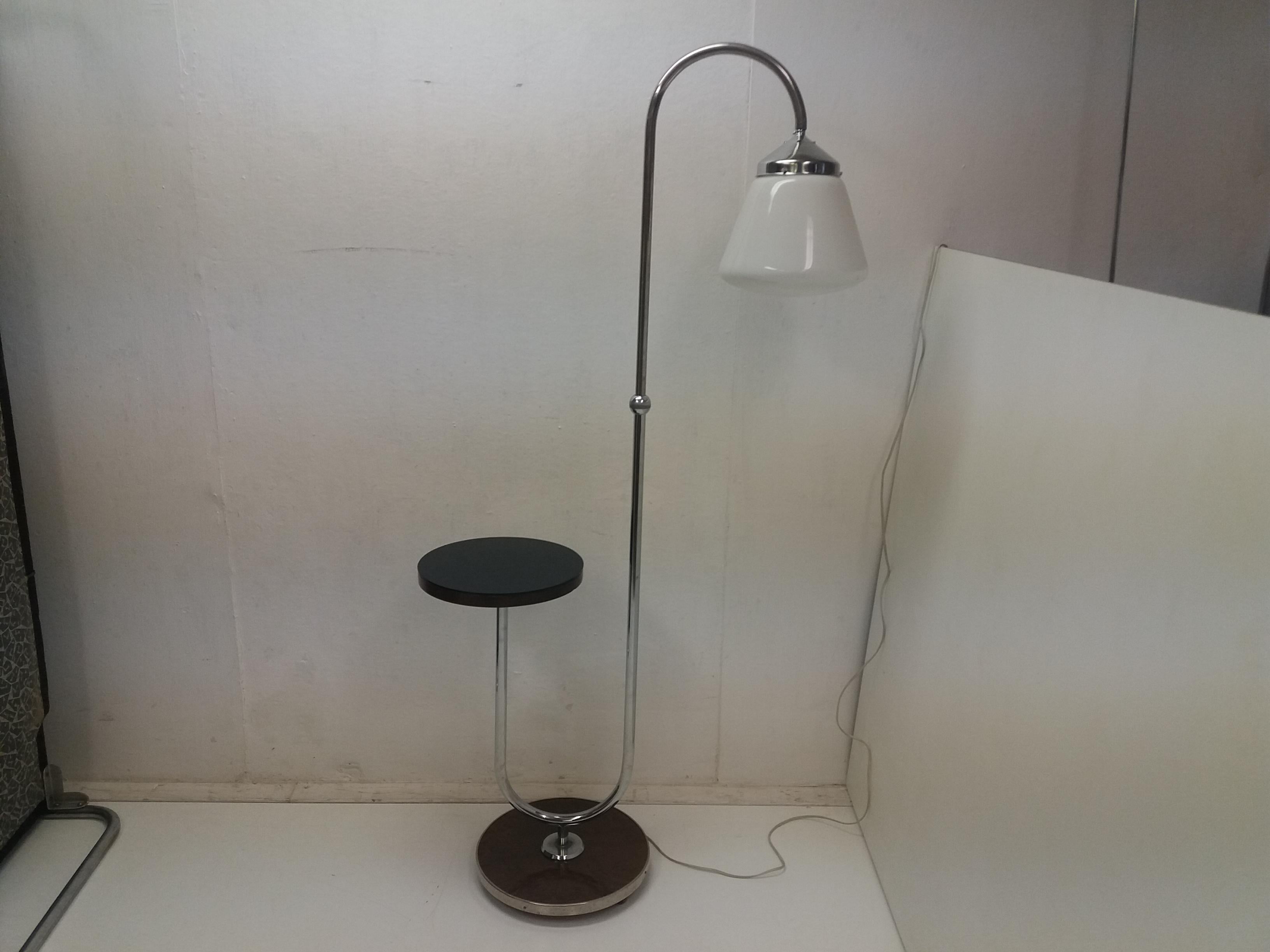 Art Deco Floor Lamp Designed by Jindrich Halabala, 1930 For Sale 13