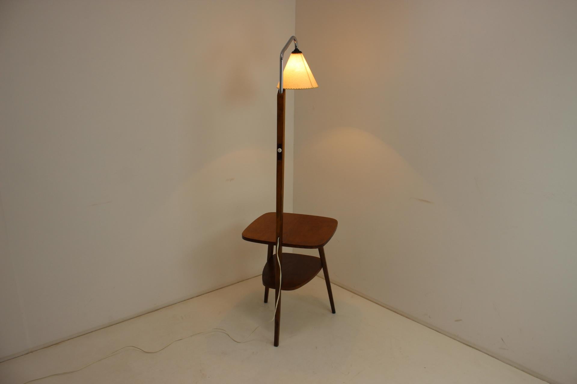 Art Deco Floor Lamp, Designed by Jindrich Halabala, 1930's 7