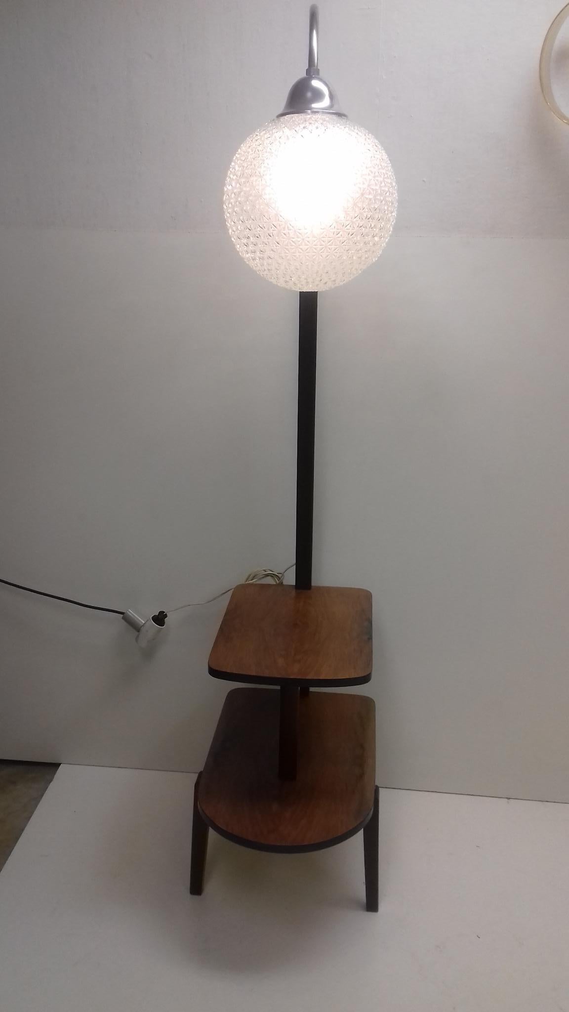 Art-Déco-Stehlampe, entworfen von Jindřich Halabala, 1940er Jahre im Angebot 2