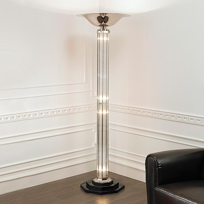 Art Deco Stehlampe (Art déco) im Angebot
