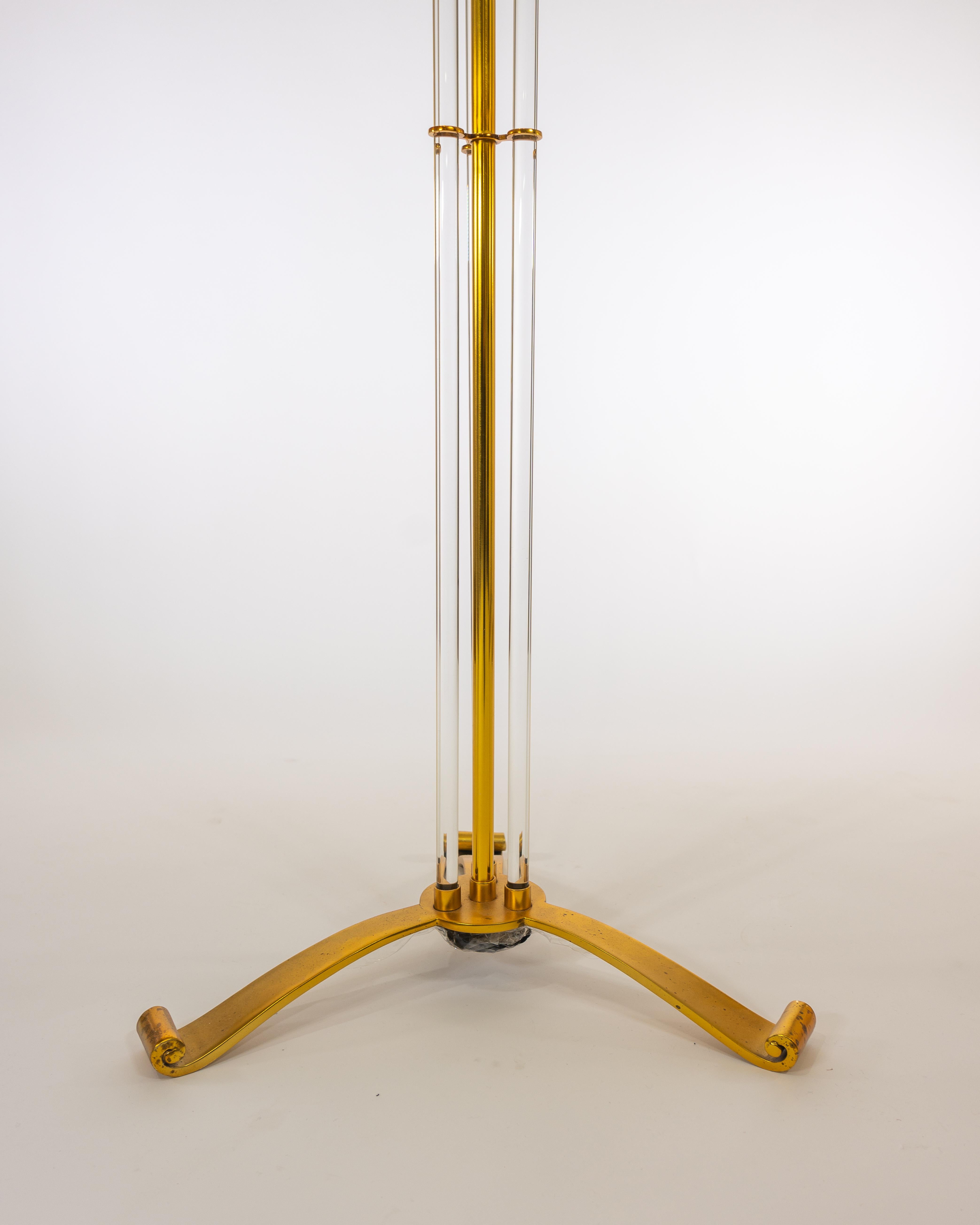 Hand-Crafted Art Deco Floor Lamp For Sale