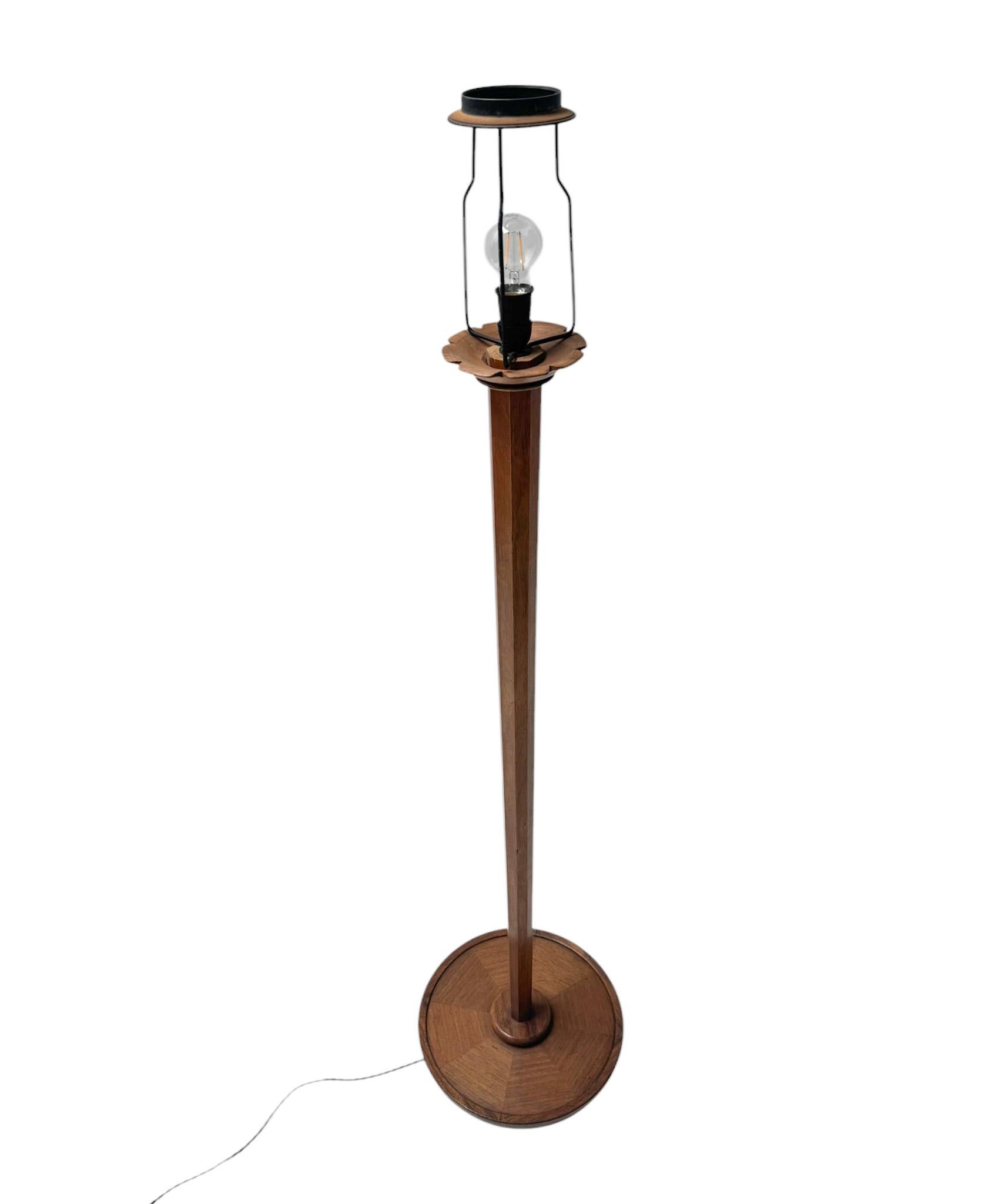 Metà XX secolo Lampada da terra Art Déco Francia, anni '30 in vendita