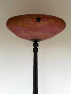 Art Deco Floor Lamp Paul Kiss And Daum Nancy