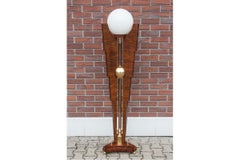 Art Deco Floor Lamp, Poland, 1950s