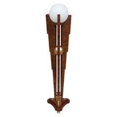 Stehlampe im Art-déco-Stil, Polen, 1950er Jahre