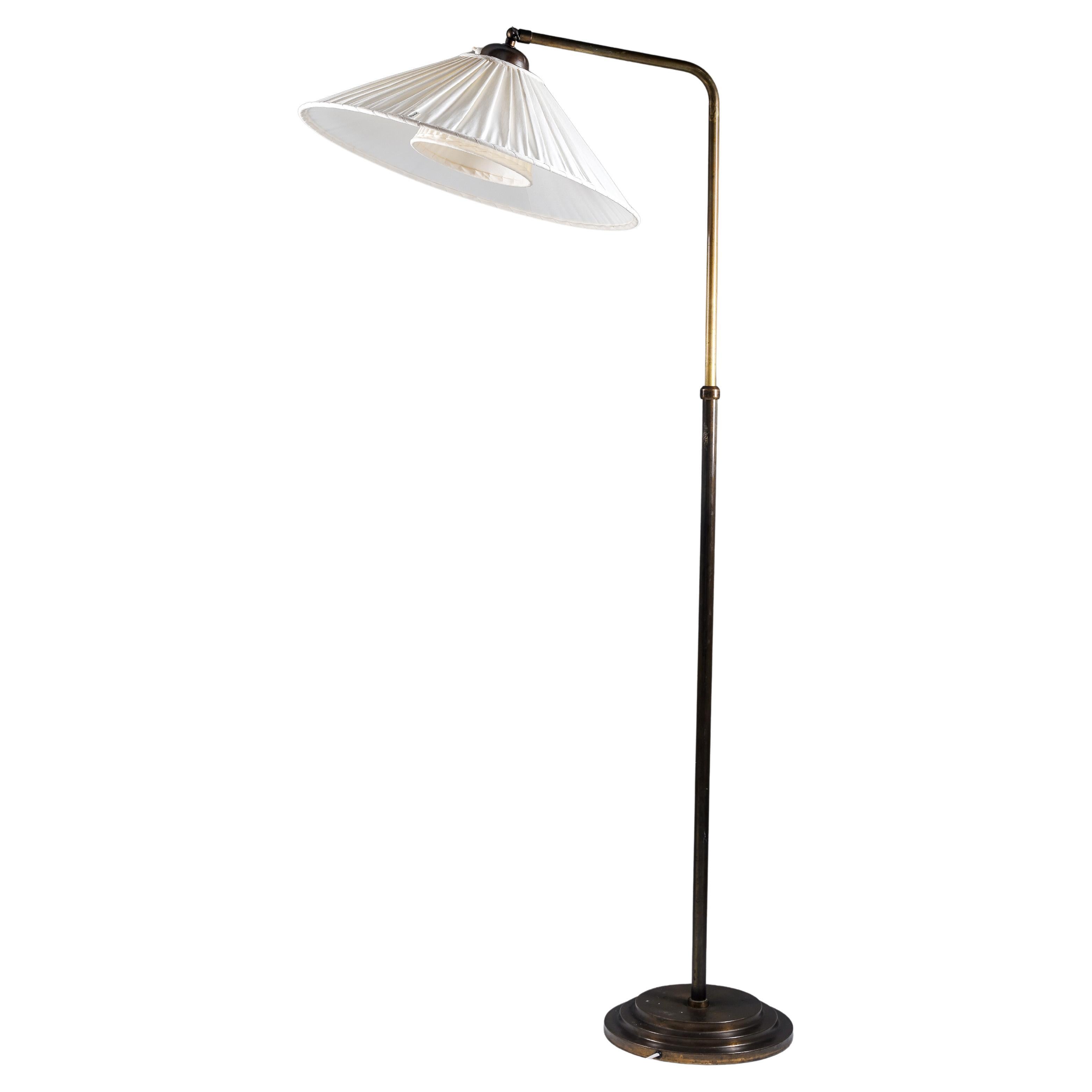 Lampada da terra Art Déco, Svezia, anni '30
