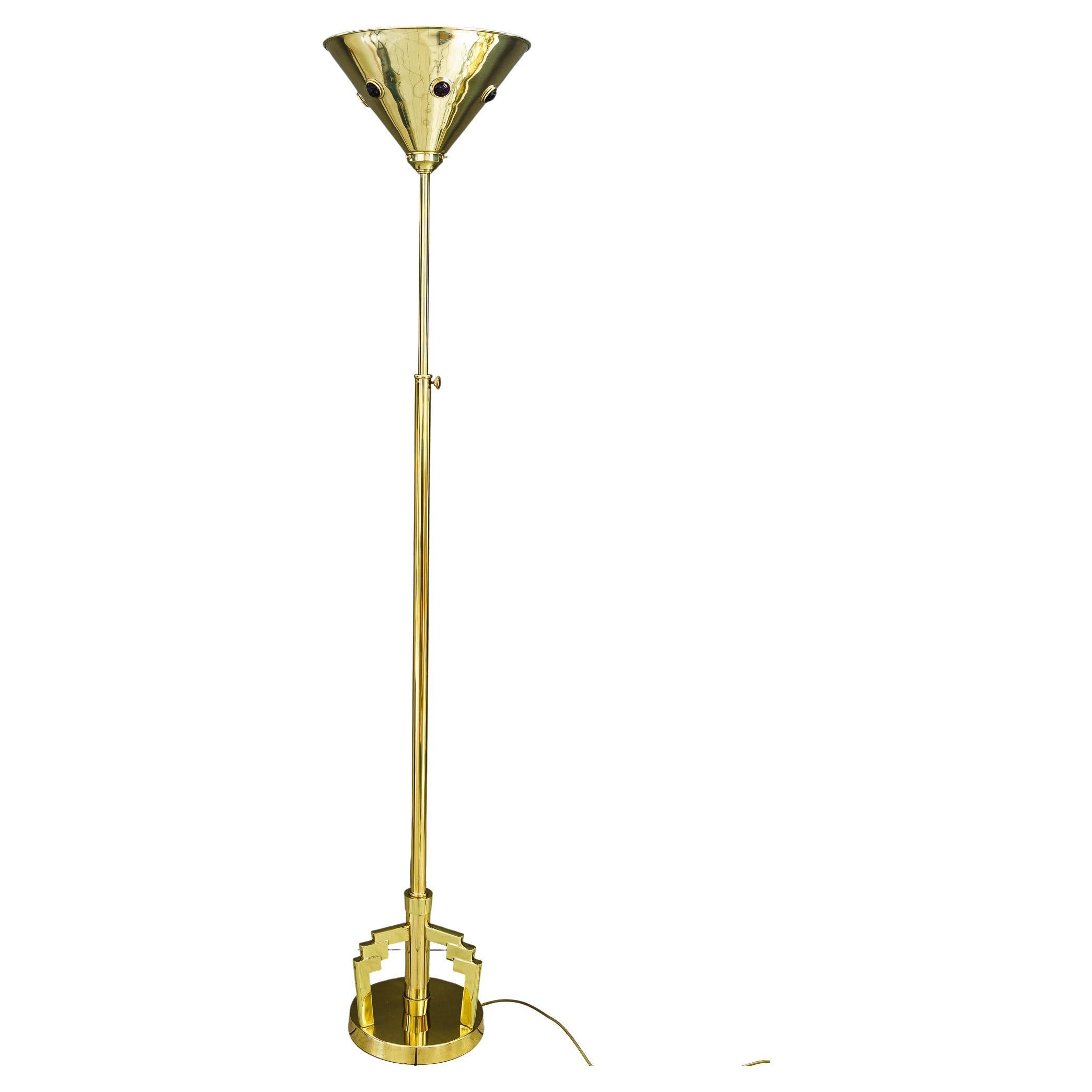 Art Deco Floor lamp vienna around 1920s For Sale