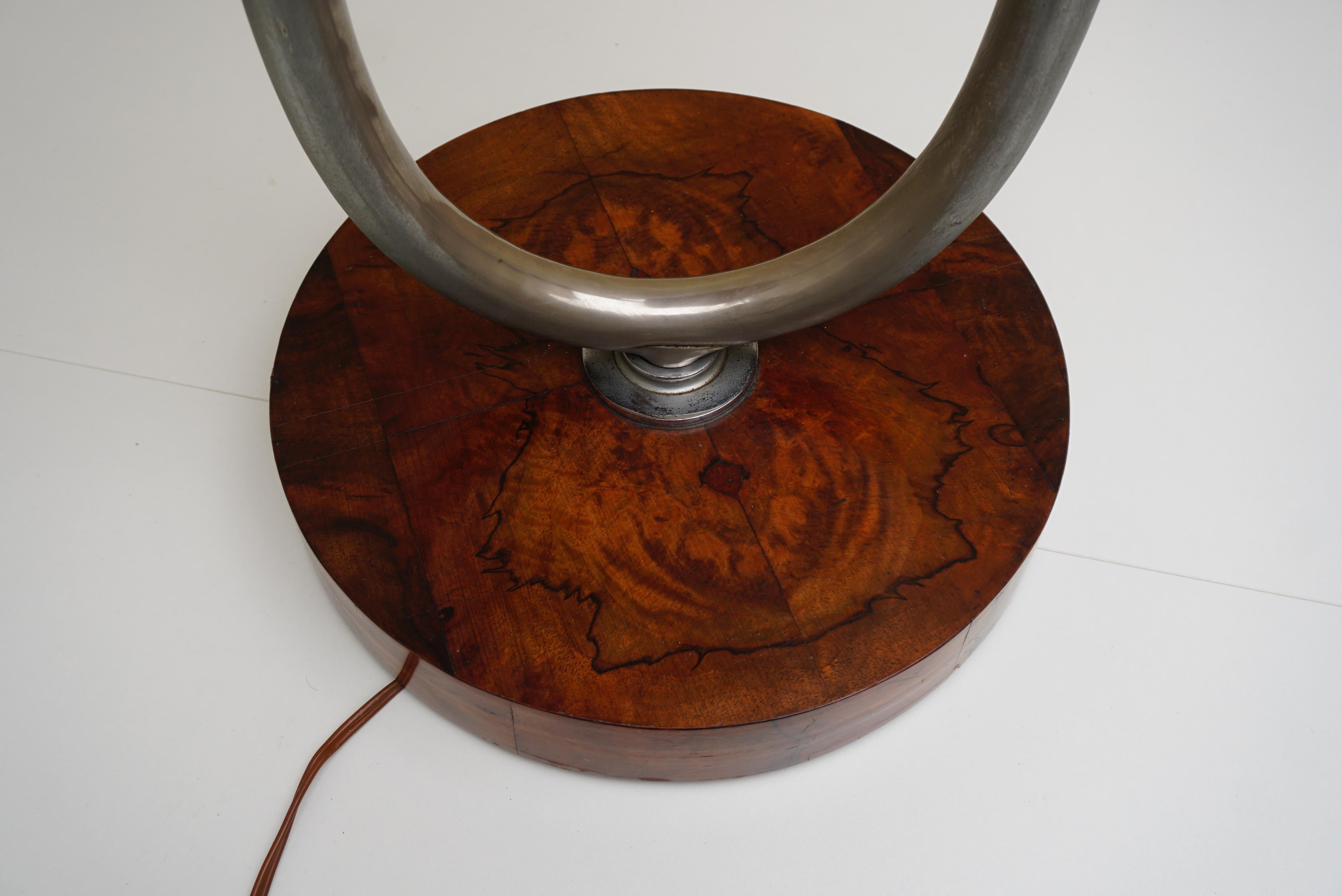 Art Deco Floor Lamp with Table 1930s For Sale 1