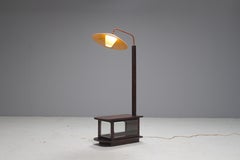Art Deco Floor Lamp with Vitrine, 1930s