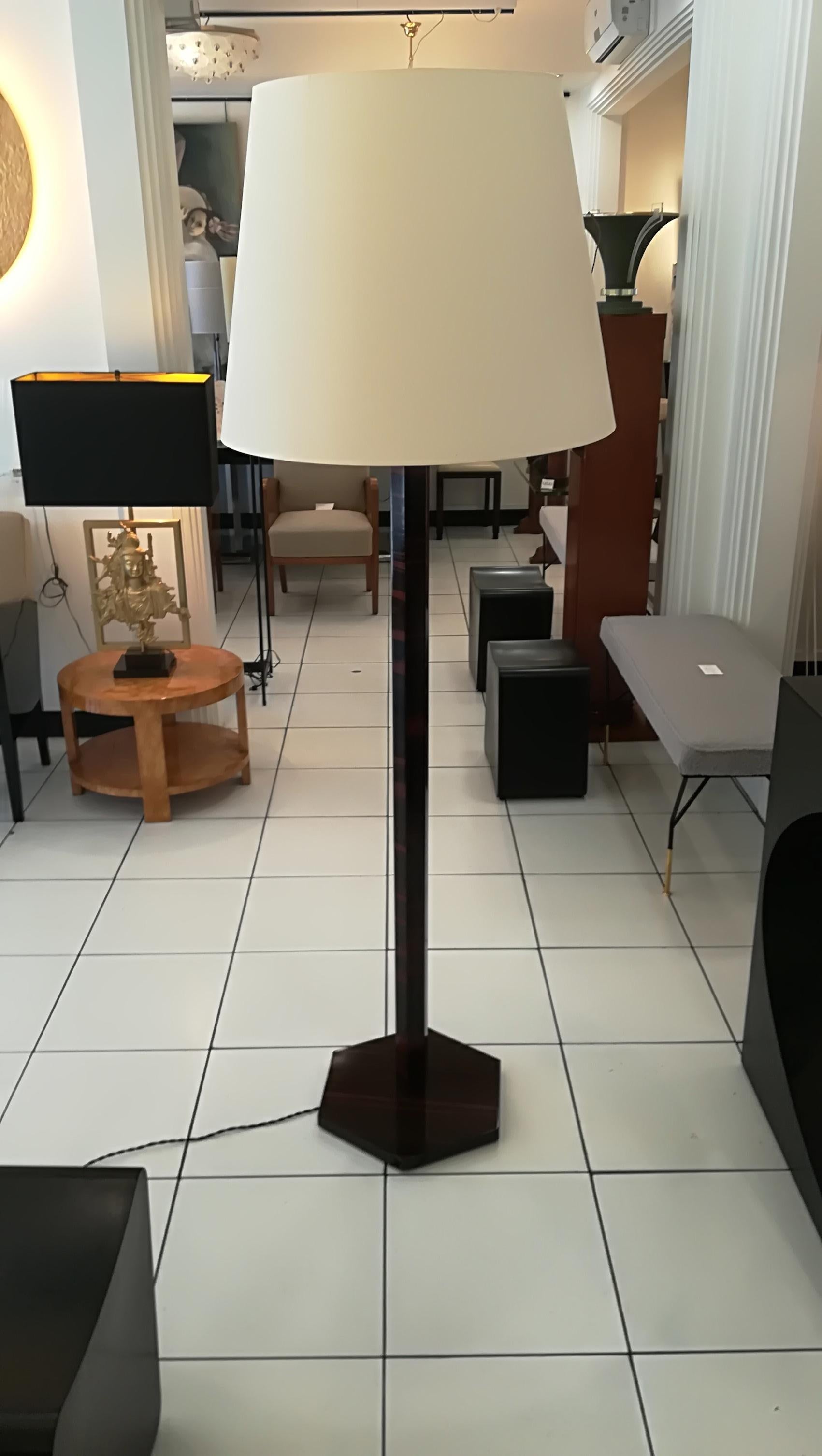 art deco floor lamp shades