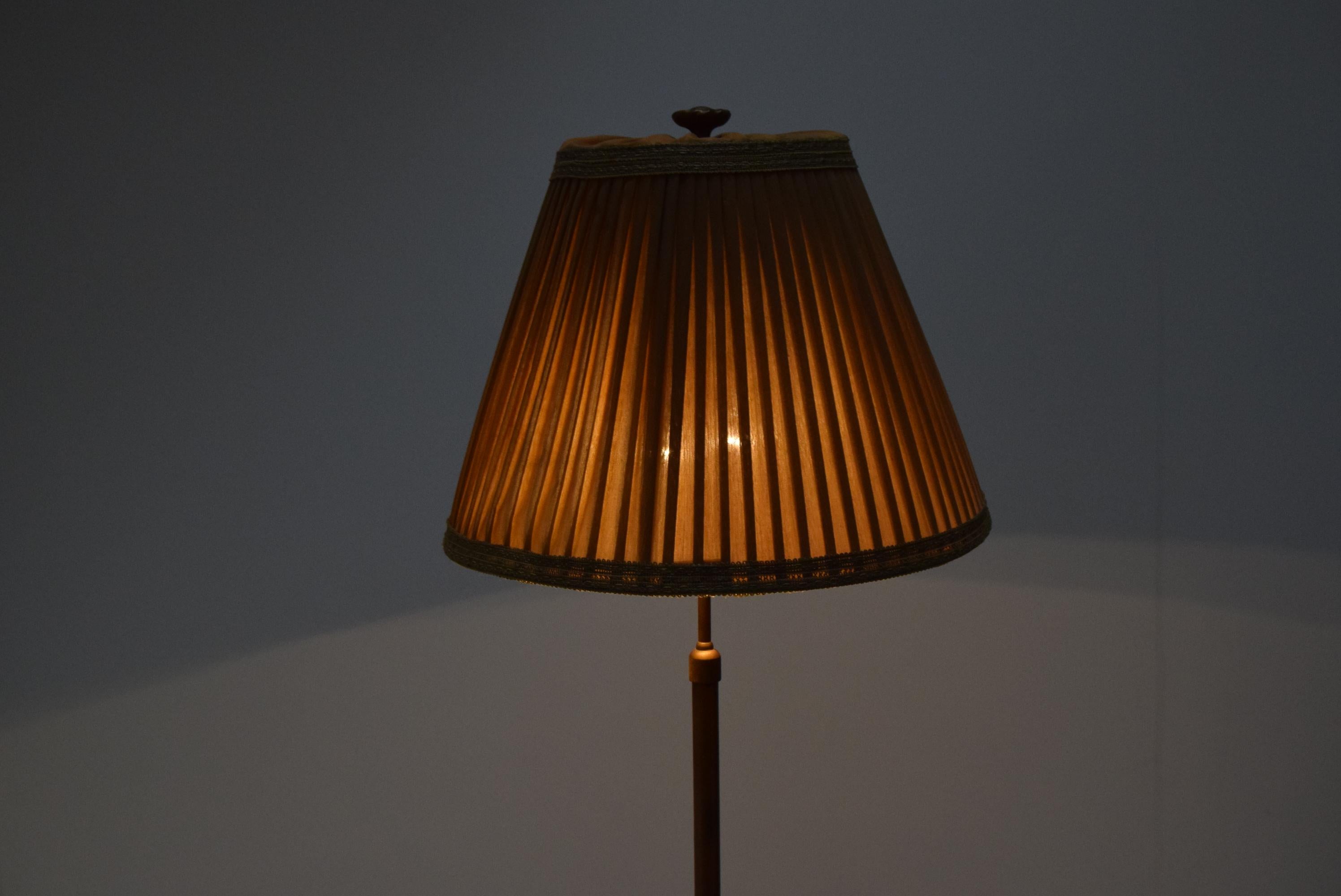 Czech Art Deco Floor Lamp, 1930s