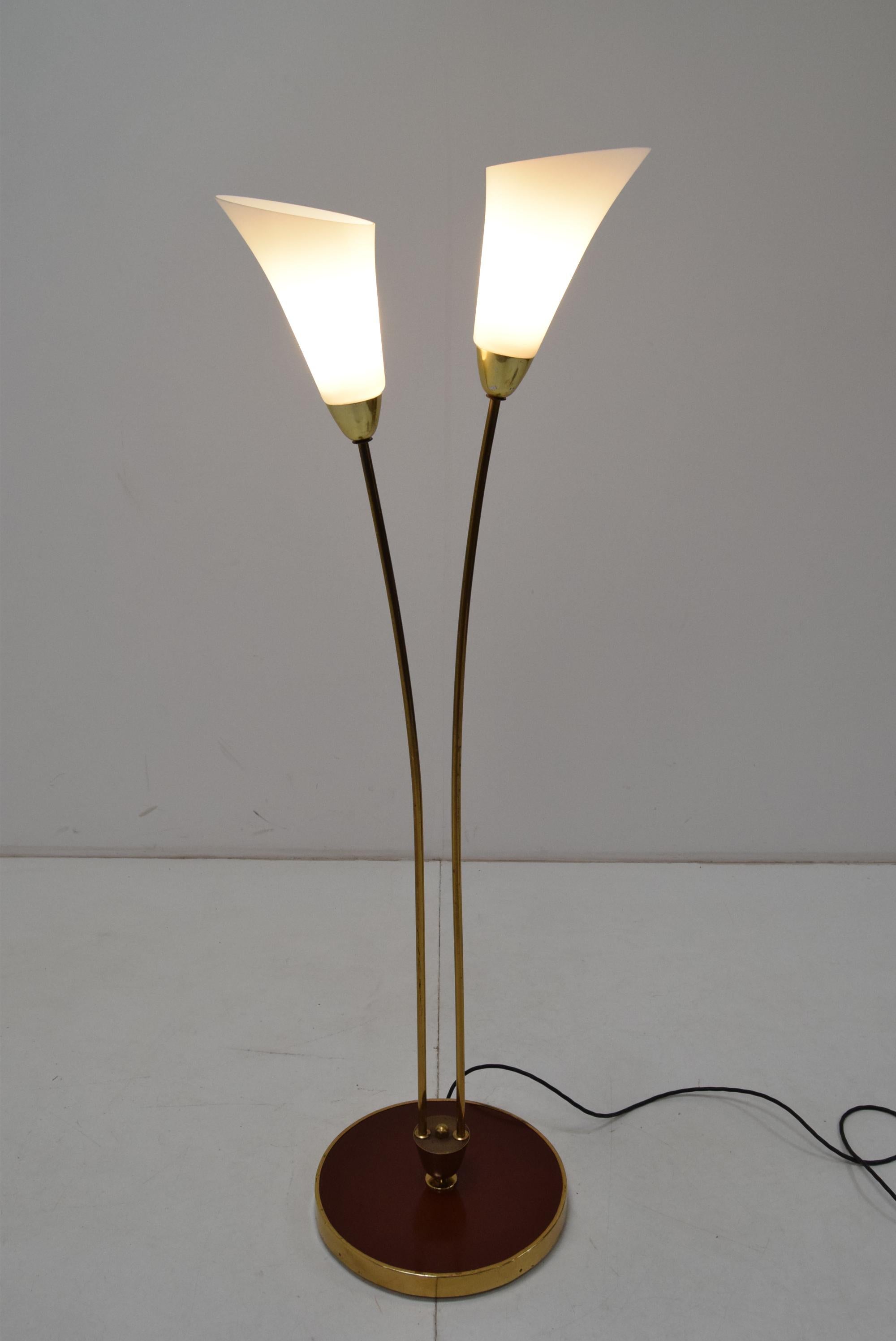 Mid-20th Century Art Deco Floor Lamp, 1940's For Sale