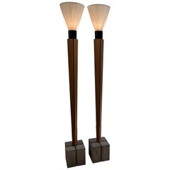 Art Deco Floor Lamps with a Twist