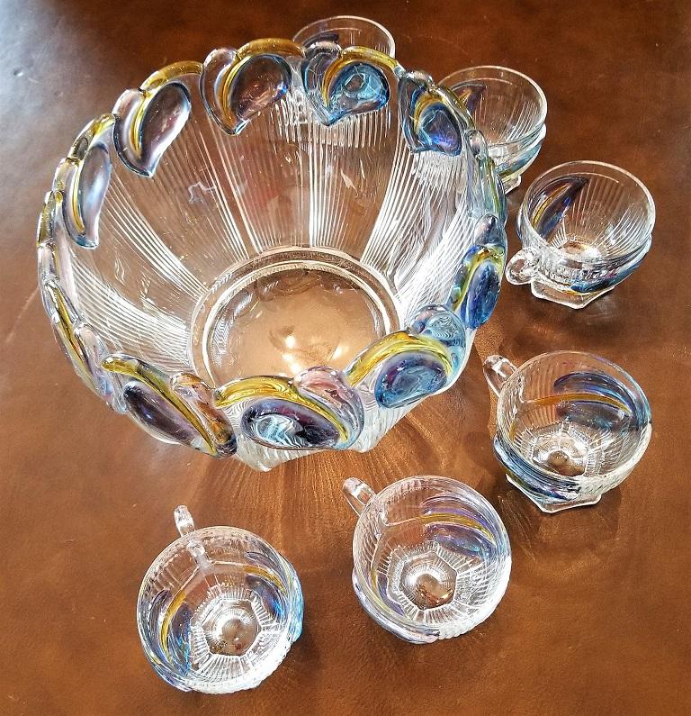 punch bowl sets for sale