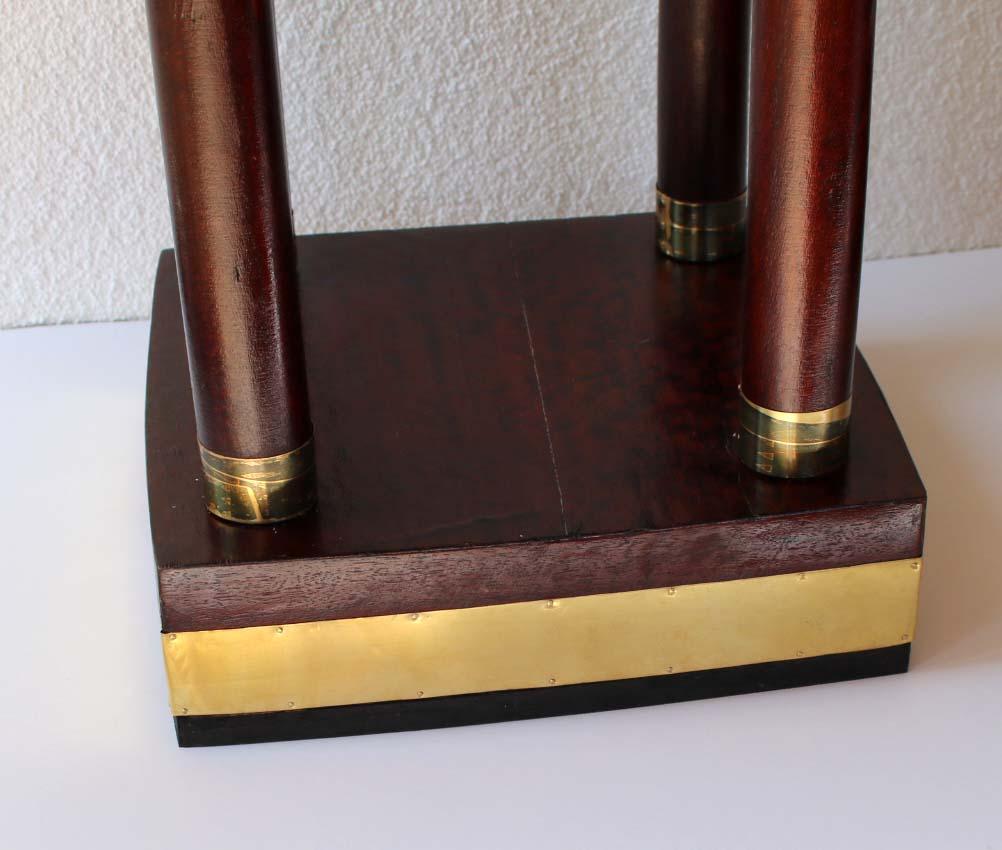 Veneer Art Deco Flower Pot Or Sculpture Postament For Sale