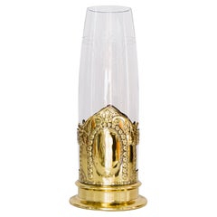 Art Deco flower vase with original glass around 1920s