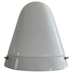 Art Deco Flush Mount Ceiling Lamp with Ceramic Base, 1940s, Germany