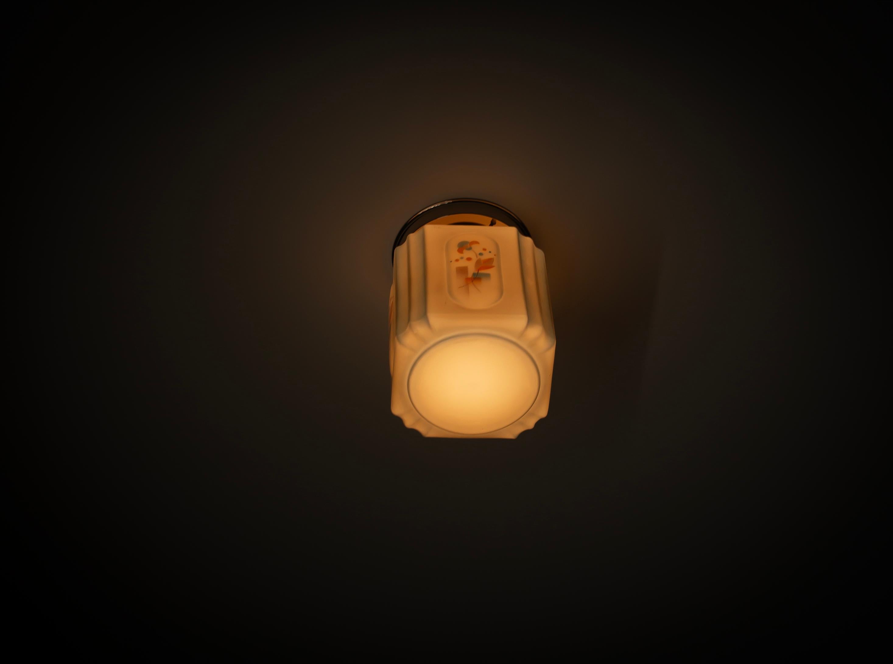 Art Deco Flush Mount Ceiling Light, 1930s For Sale 5