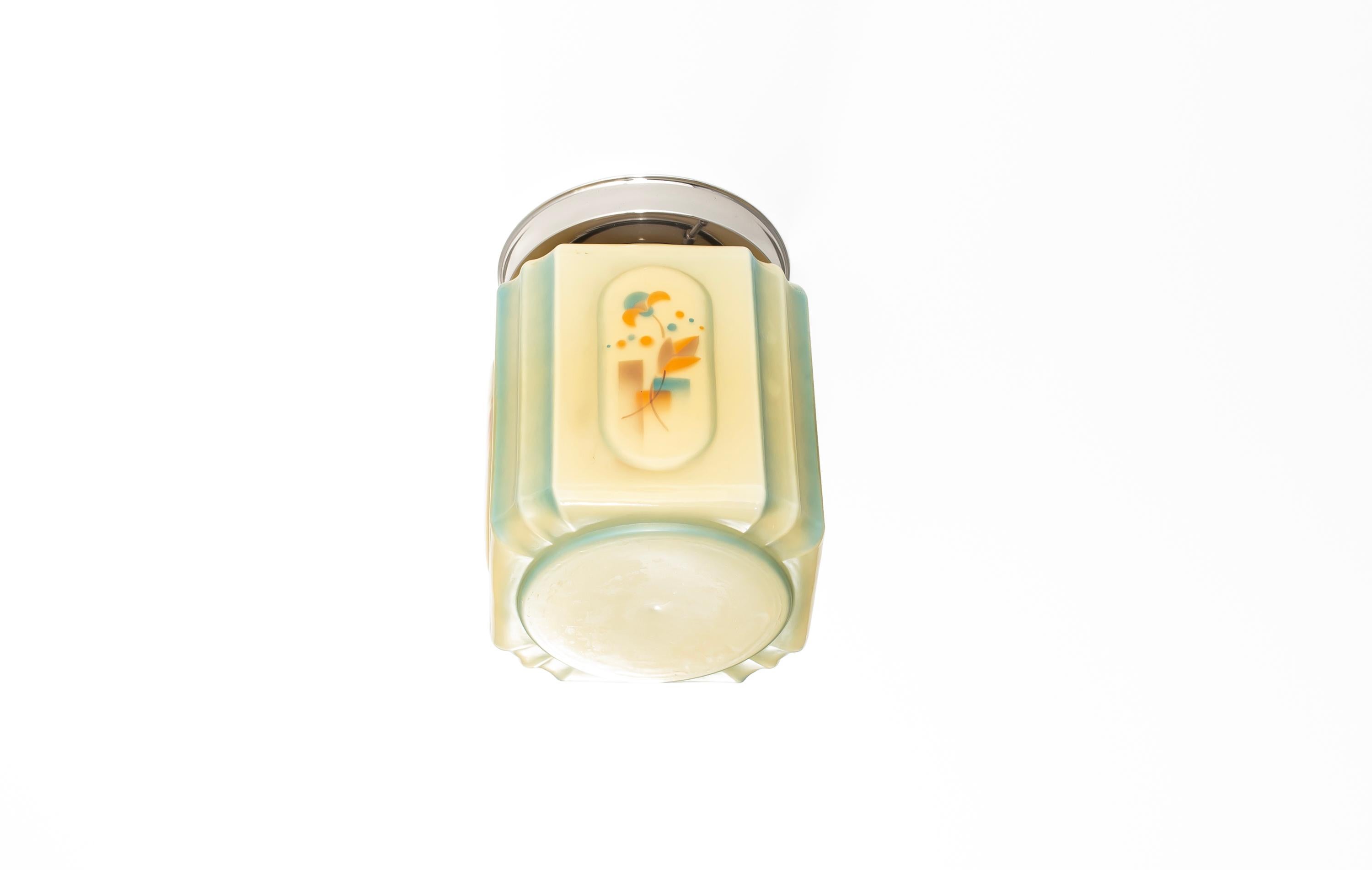 Art Deco Flush Mount Ceiling Light, 1930s In Good Condition For Sale In Oslo, NO