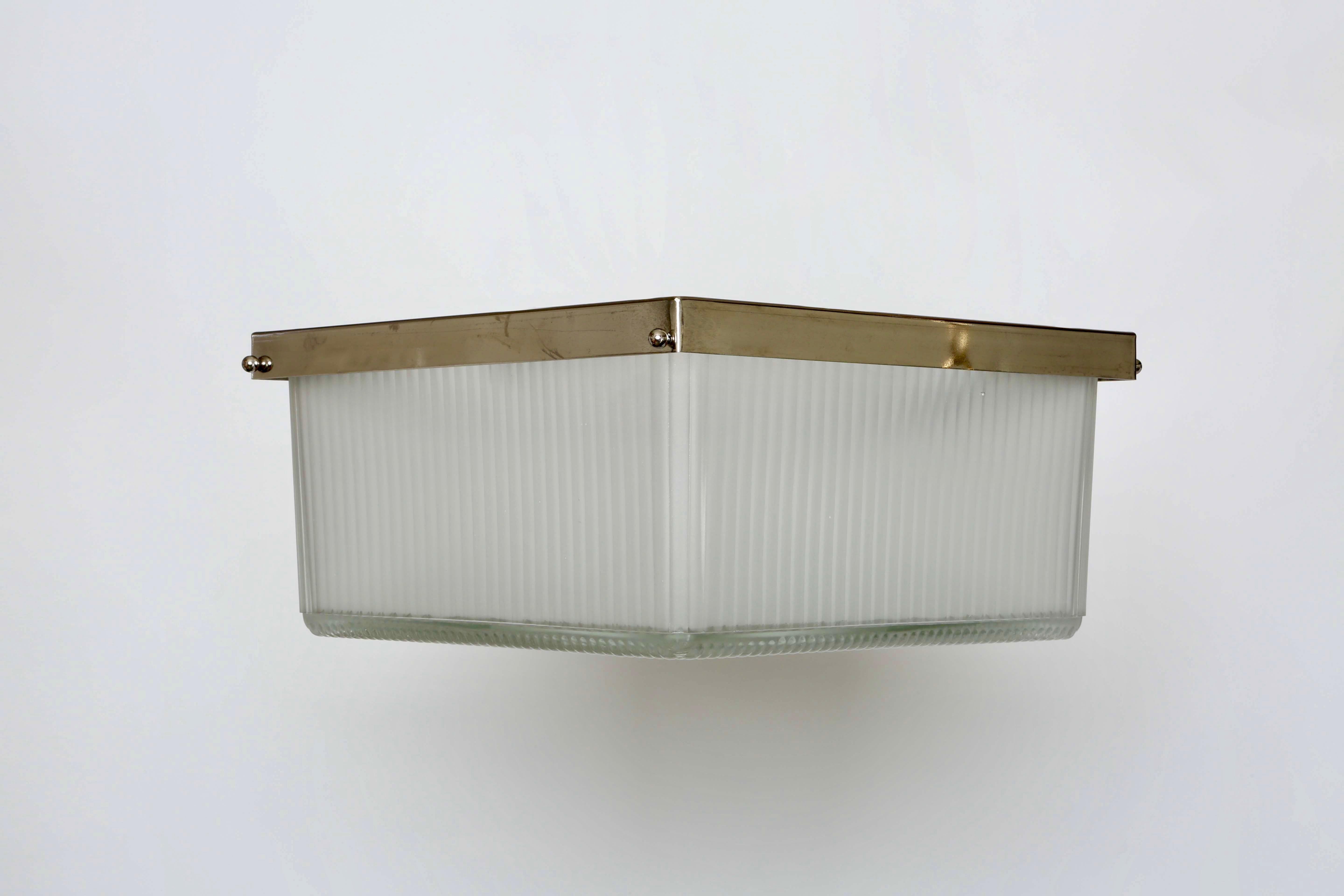 Art Deco flush mount ceiling light, France circa 1940s For Sale 6