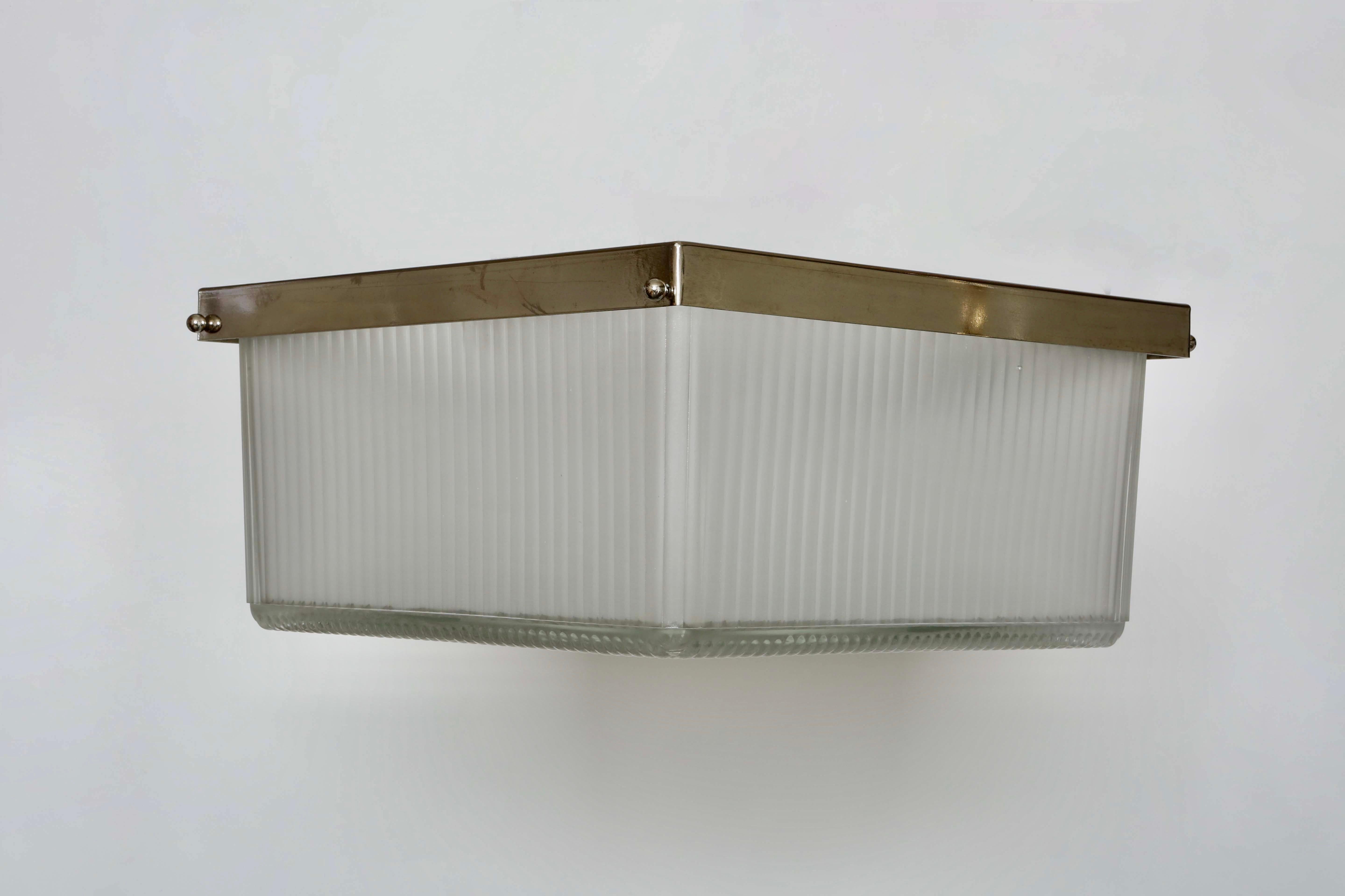 Art Deco flush mount ceiling light, France circa 1940s For Sale 3