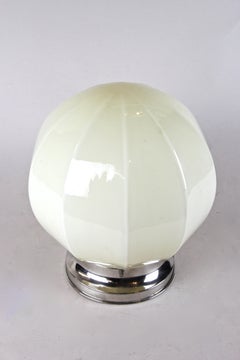 Art Deco Flush Mount Lightning Ball, Austria, circa 1930