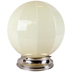 Art Deco Flush Mount Lightning Ball, Austria, circa 1930