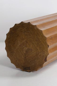 Art Deco Fluted Column Pedestal