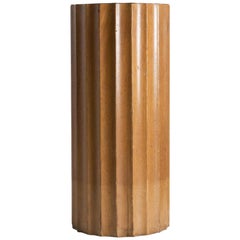Art Deco Fluted Column Pedestal