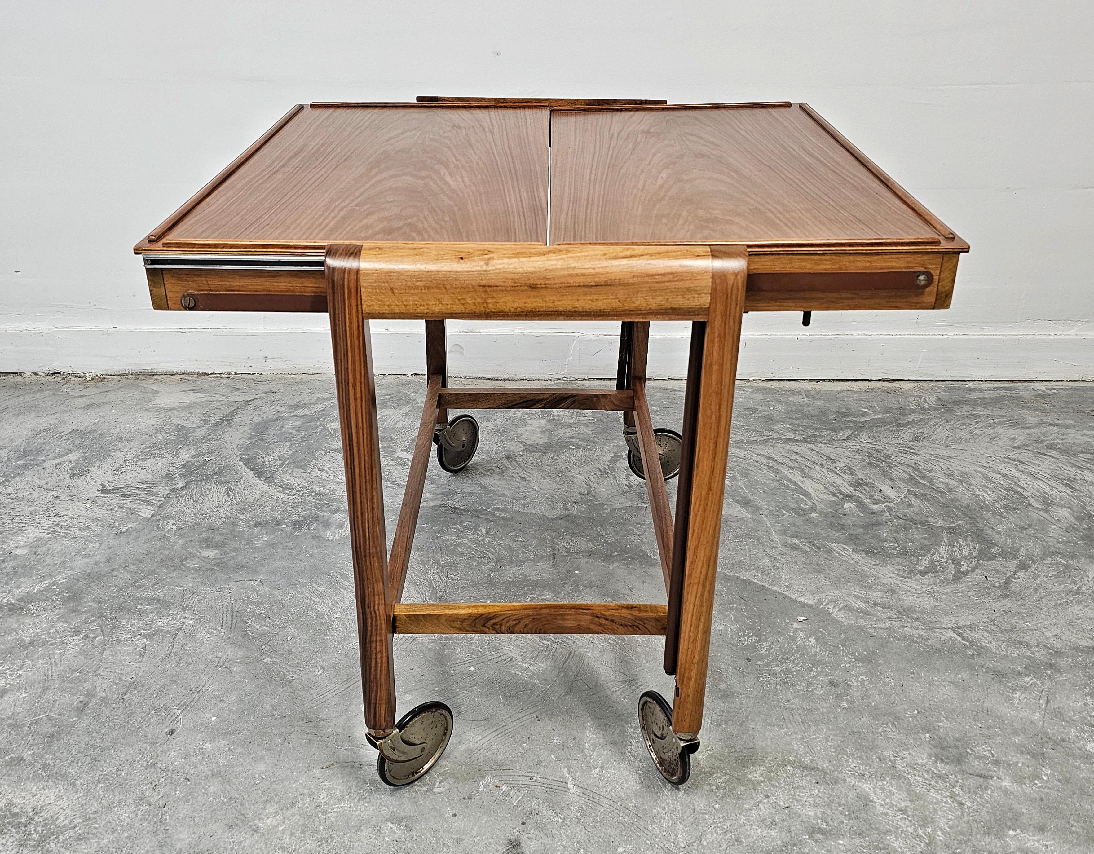 Tavolo da cocktail o carrello pieghevole in stile Art Deco // Austria anni '20 in vendita 6