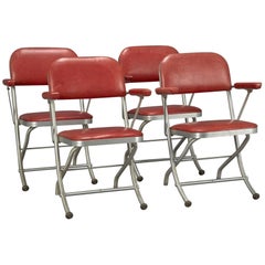 Art Deco Folding Chairs by Warren McArthur for Mayfair Industries