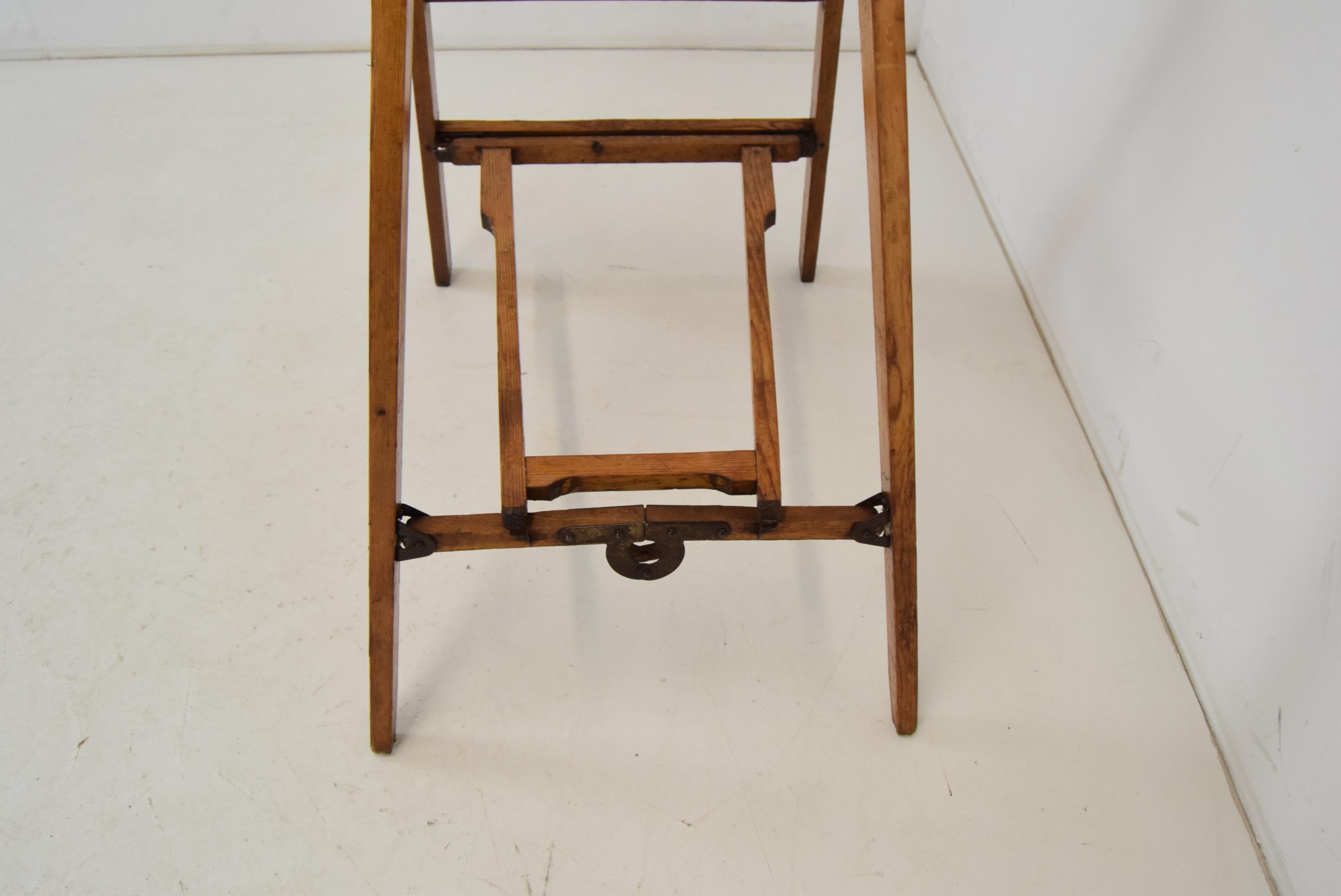 Early 20th Century Art Deco Folding  Library Steps or Ladder, 1920's