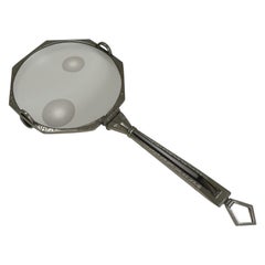Antique Art Deco Folding Magnifying Glass, circa 1920