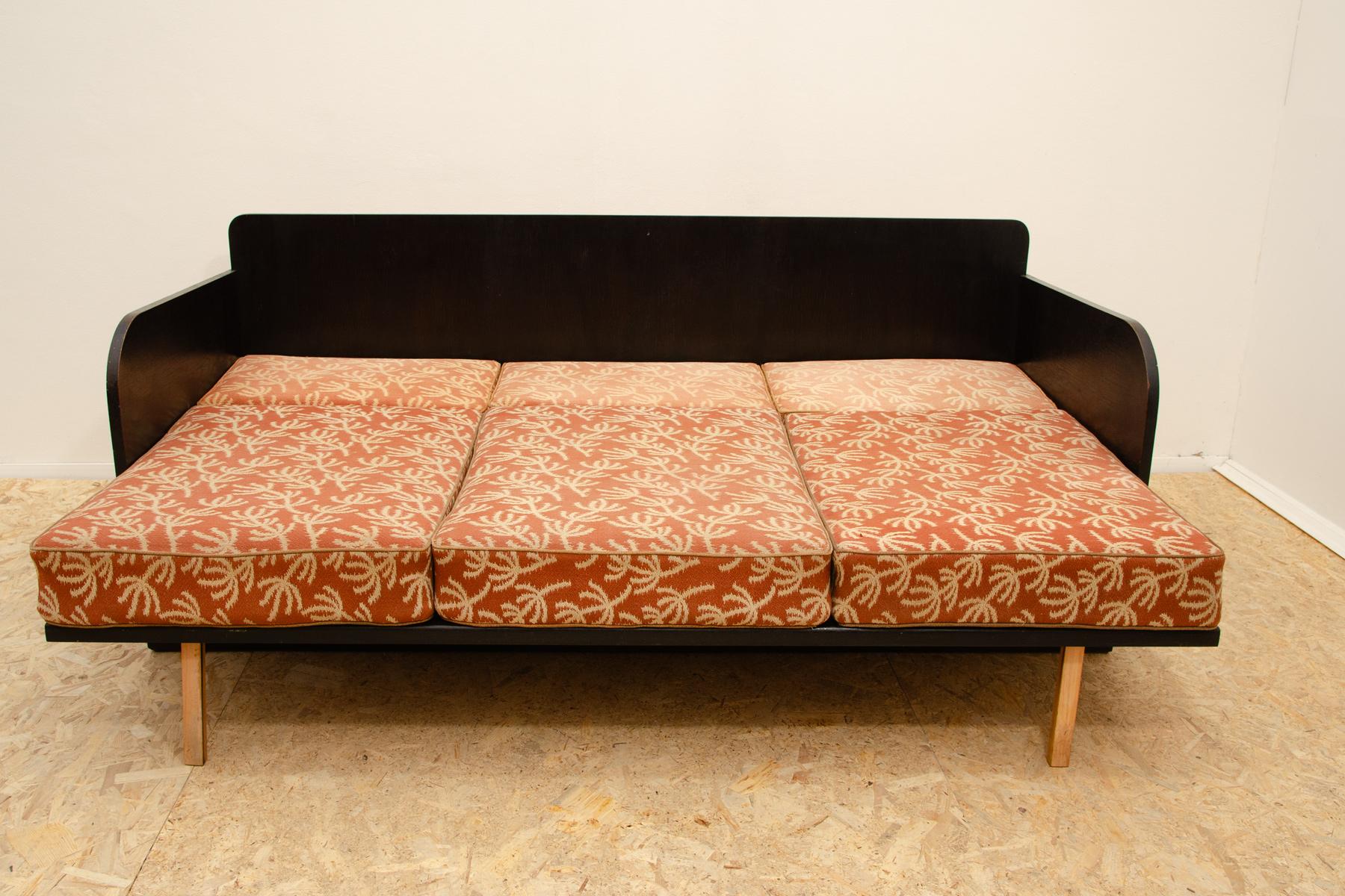 ART DECO folding sofabed by Jindřich Halabala, 1930´s, Czechoslovakia 8