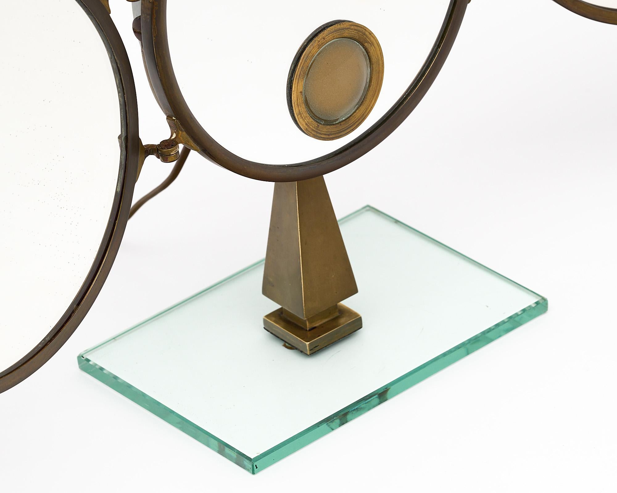 Mid-20th Century Art Deco Folding Vanity Mirror