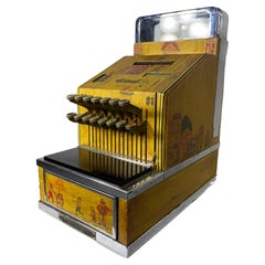Used  Art Deco / Folk aRT Candy Store, National Cash Register, stenciled and painted