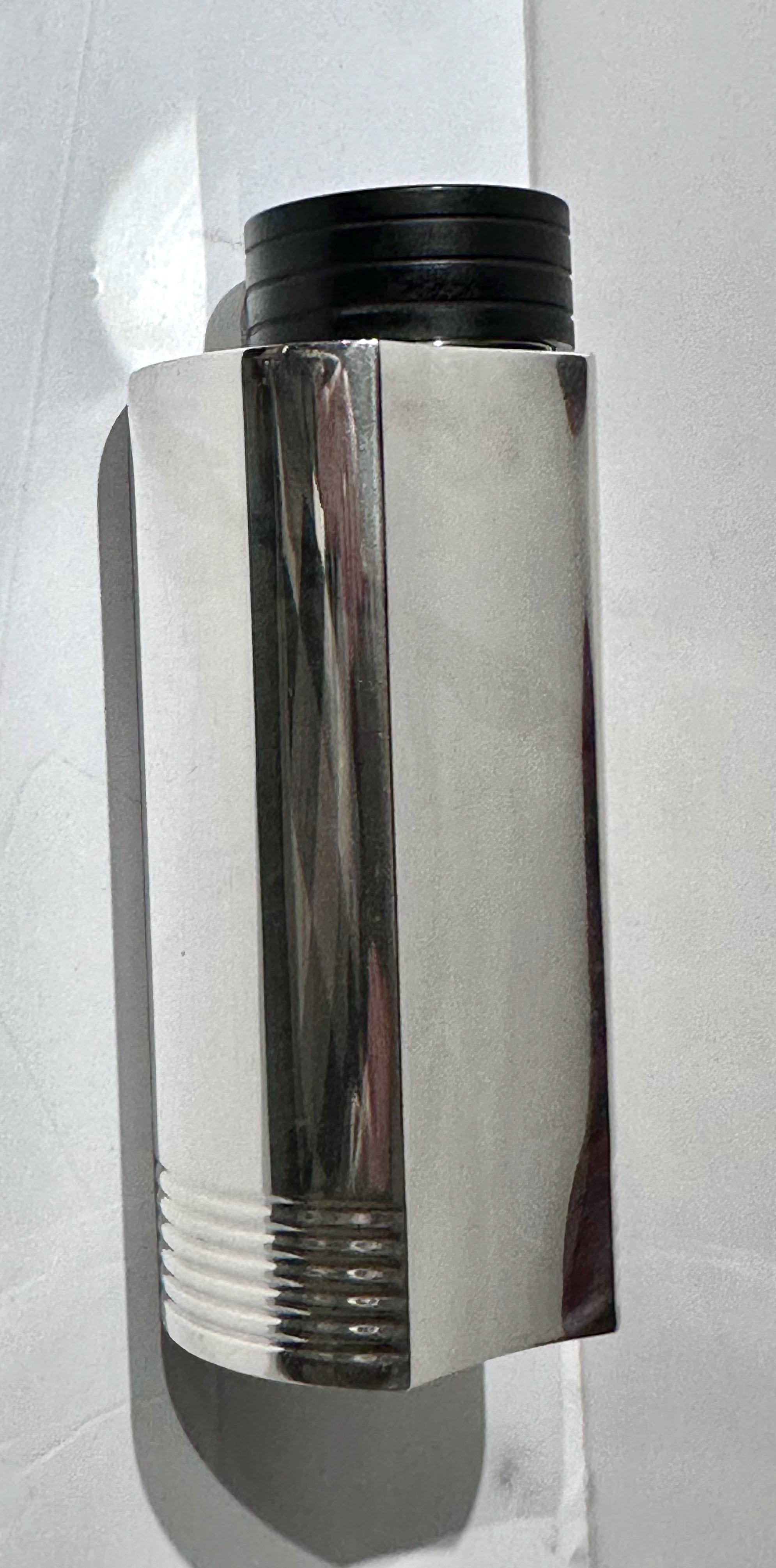 Art Deco Folke Arstrom Swedish Silver Plated Cocktail Shaker 1935 For Sale 1