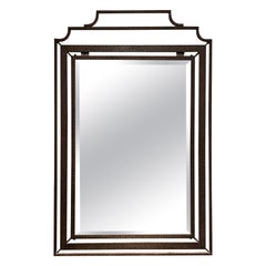 Art Deco Forged Iron Mirror