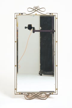 Art Deco Forged Iron Mirror